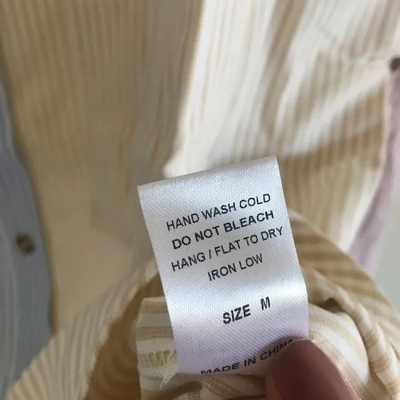 ACOA Striped Color Block Button Down Long Sleeved Shirt NWT From Buckle - Picture 11 of 16